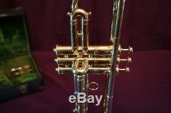 1921 Cg Conn 4b Symphony Modèle Professionnel Trompette En Si Bémol, Withcase, Embouchure