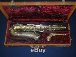 1948 Le Comité Martin III Alto Saxophone Plate Rare Finition D'argent