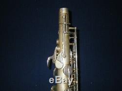 1948 Le Comité Martin III Alto Saxophone Plate Rare Finition D'argent