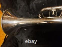 1950 Mt. Vernon Bach Stradivarius Ny 180s43 Trompette Avec Metzler Valve Reconstruction