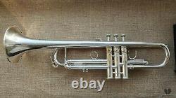 1957 E. Benge Burbank, ML Bore, Original Silver Plating! Trompette Gamonbrass