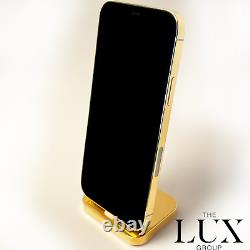 24k Iphone 12 Pro 128go Gold Plaqué Unlocked Brand New Custom Gsm Cdma