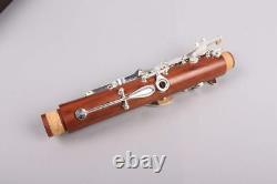 Advance Professional Rosewood Clarinet Bb Clé Clarinette Silver Plaqué Key Case