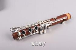 Advance Professional Rosewood Clarinet Bb Clé Clarinette Silver Plaqué Key Case