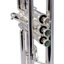 Allora Atr-580 Chicago Series Professional Bb Trumpet Argent Plaqué