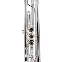 Allora Atr-580 Chicago Series Professional Bb Trumpet Argent Plaqué