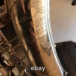Alto Saxophone Martin Enregistrement Roi Entièrement Restauré / Personnalisé Plaque D'argent