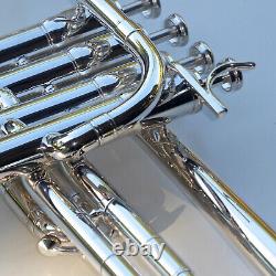 Argent Plaqué Sterling Pro Bb Piccolo Trumpet. Swtr-377s. Message Express Gratuit