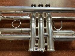Argent Plaqué Yamaha Xeno Ytr-8335 Professional Trompette W Cas