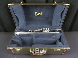 Bach Artisan Ab190s Trompette En Si Bémol, Argent, Dans Une Boîte Avec Des Étiquettes