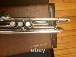 Bach Stradivarius 180s37 Silver Bb Trompette, Trigger, F-stop Rod, Très Agréable