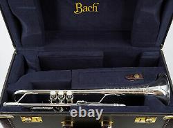 Bach Stradivarius Ab190s Artisan Série Bb Trompette Modèle D'affichage En Argent