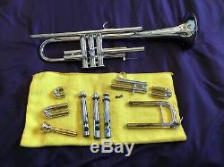 Bach Stradivarius Bb Trumpet 1938 New York, Ny Pro Corne Pre Mount Vernon