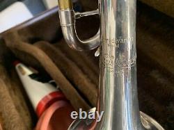 Bach Stradivarius Modèle 43 Silver Bb Trompette Avec Extras. 1986. Just Serviced