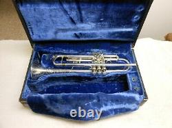 Bach Stradivarius Trumpet Year 1978 Modèle 37 Excellent État Plaqué Argent