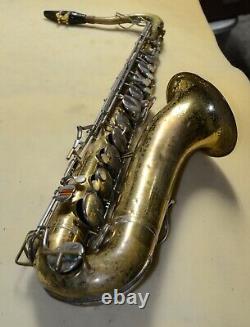Buescher 400 Tenor Saxophone Vintage Snap-in Tampons 1965 Vintage