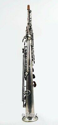 Buescher Vintage Vrai Tone Droite Saxophone Soprano Avec Étui S / N # 229347