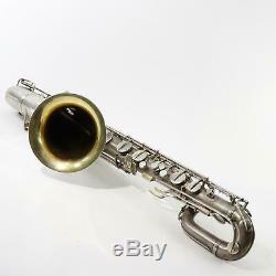 C. G. Conn Chu Berry Saxophone Baryton Sn 189572 Plaque Argent Excellent