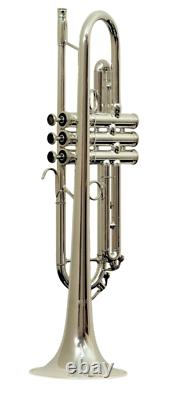 Carol Brass Professional Ctr-5000l-ylt Plaque D'argent Bb Trumpet 1/2 Prix De Xeno