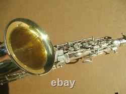 Conn Argent Eb Saxophone 1929 Circa Nice Orgl Cond Exceptionnel