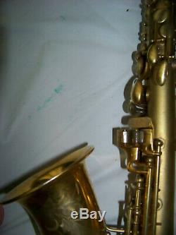 Conn Chu New W. 2 Dore Saxophone Origplating / Origcase Xclnt Condition