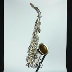 Conn Chuberry Nouveau Wonder II Vintage Argent Plaqué Alto Saxophone