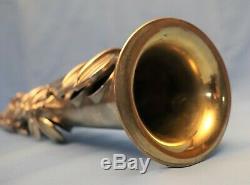Conn New Wonder Series II Soprano Saxophone # 196067. Argent Satiné, La Cloche D'or