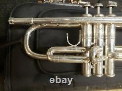 Early Elkhart Bach Stradivarius 180s37 Bb Trompette D'argent-great Deal