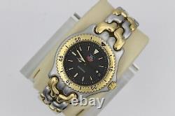 Étiquette Heuer Watch Hommes S95.206 Sel Wg1120. Bb0424 Lien 2tone Gold Gray Professionnel