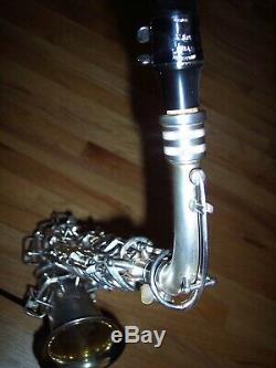 Fabuleux 1927-1928 C G Conn Chu Silver Band Ready Alto Sax Saxophone