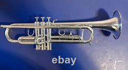 Getzen Eterna Severinsen Modèle Silver Bb Trumpet, Bach 3c Et Boîtier Original
