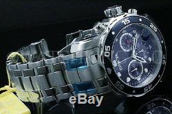 Hommes 48 MM Invicta Pro Scuba Diver Cadran Bleu Chronographe S. S Montre-bracelet Nouveau
