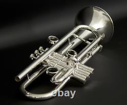 Jp Par Taylor Argent Plaqué Sur Mesure Bb Trumpet- Professionnel (poids Lourd)