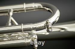 Jp Par Taylor Argent Plaqué Sur Mesure Bb Trumpet- Professionnel (poids Lourd)