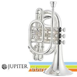 Jupiter 700 Série Jtr710s Clé De Bb Silver Plaqué Body Pocket Trumpet Avec Boîtier