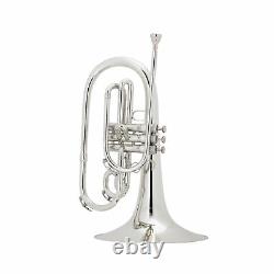 King Professional Ultimate Marching Mellophone Argent Plaqué, Outfit