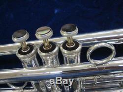 New Carol Brass Argent 6580h-gss-bb-s Plaqué Trompette Professionnelle, Mint