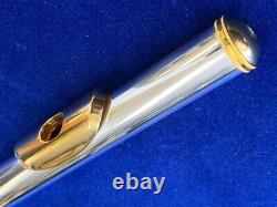 Nouveau Miyazawa Flute Head Commun Mz10 / Silver Sterling Avec Plateau D'or