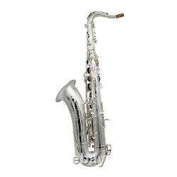 Pro Nouveau Satin Plaqué Argent Tenor Saxophone Saxophone Saxophone Type R54 Par La Musique Orientale