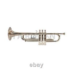 Professional Trumpet Bb Silver Plaqué Expert’s Choice Avec Hard Case & Mp