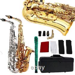 Professionnel Alto Eb Saxophone Sax E Flat Avec Porte-parole Cas & Accessoires Kits