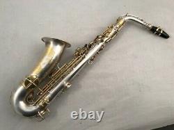 Rare Conn New Wonder Saxophone Alto Or & Argent Plaqué, Remanié! Voir La Video