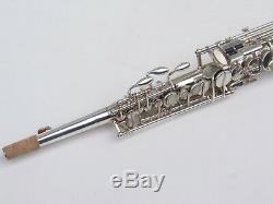 Rare Saxophone Soprano Sba Selmer. 100% Argent D'origine. Superbe! 1957