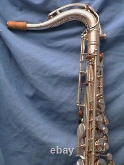 Saxophone Keilwerth Tenor Le Nouveau Roi. Plaque D'argent 1959 Aprox