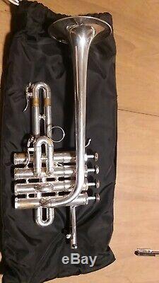 Schilke P5-4 Bb / A Piccolo Trompette, En Argent Plaqué