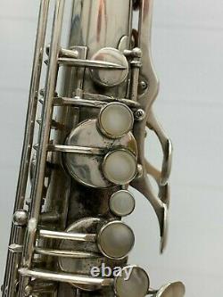 Selmer Mark VI Tenor Saxophone 1969 Argent-fini Plaqué Withprotech Cas