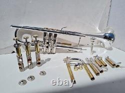 Vincent Bach Stradivarius 43 Lightweight Bb Trumpet Silver Plated, (1989)