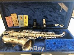 Vintage 1926 C. G. Conn New Wonder Chu Berry Curved Soprano Saxophone, Nr