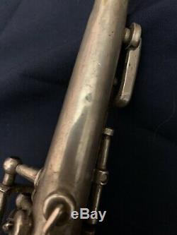 Vintage B & S Soprano Saxophone Withweltklang Embouchure Et Blue Label Case