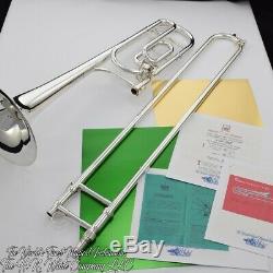 Vintage Roi 4b Sonore Symphony F Attachment Trombone Planche Originale Argent